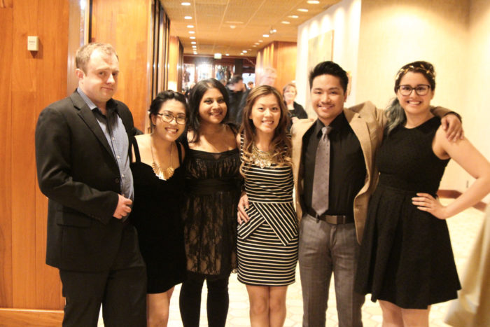 Alaska Young Democrats volunteering at Charity Ball in 2016.